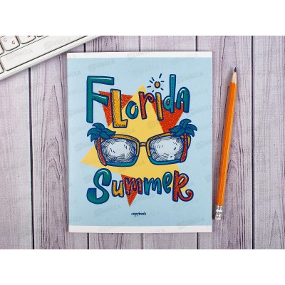 Тетрадь 48 листов клетка ЭКСМ Summer style, в упаковке 5 видов, ТКБ487785*10/100 Тетрадь 48 листов клетка ЭКСМ Summer style, в упаковке 5 видов, ТКБ487785*10/100