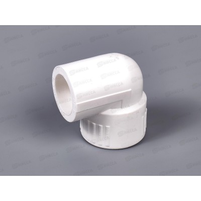 Угольник PP-R комбинированный с внутренней резьбой  DN25*1/2&quot пп/г Aqualink, 03550 *10/90