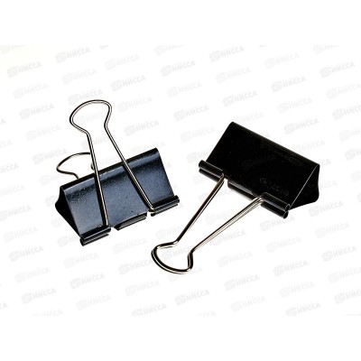 Зажим для бумаг LAMARK BC0685 51мм 12шт черный, *60 Зажим для бумаг LAMARK BC0685 51мм 12шт черный, *60