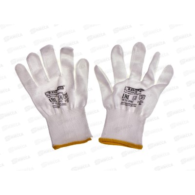 Перчатки PR-BP011 Для сборочных работ полиэстер р.(M)8 белые *10/300 Перчатки PR-BP011 Для сборочных работ полиэстер р.(M)8 белые *10/300