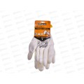 Перчатки PR-PU051  Для точных работ полиэстер р.8(M) белые *12/120