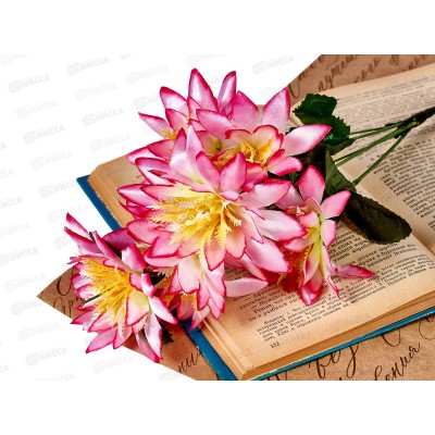 Букет георгинов 40см 6голов №А-58 *2/50