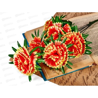 Букет шафранов 6голов 38см №А-98 микс *4/40