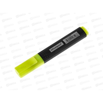 Маркер OfficeSpace текстовый желтый 1-4мм,9508*12