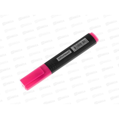 Маркер OfficeSpace текстовый розовый 1-4мм,9511*12/72
