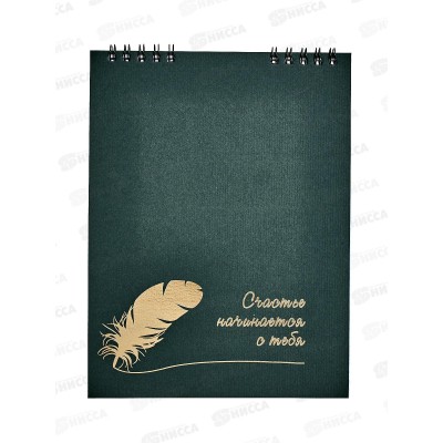 Блокнот 60листов ПГС Перо, 150*200, на гребне *12