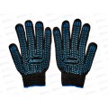 Перчатки хлопчатобумажные 5-и нитка 10 класс "Лайт" черные с ПВХ "Протектор" Э*10/300 Перчатки хлопчатобумажные 5-и нитка 10 класс "Лайт" черные с ПВХ "Протектор" Э*10/300
