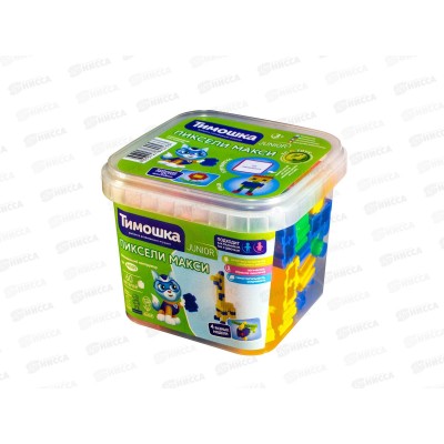 Конструктор Тимошка "Пиксели макси" 60 деталей, М005 Конструктор Тимошка "Пиксели макси" 60 деталей, М005