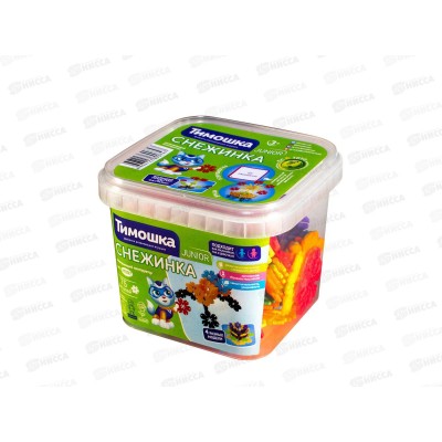 Конструктор Тимошка "Снежинка" 75 деталей, М007 Конструктор Тимошка "Снежинка" 75 деталей, М007