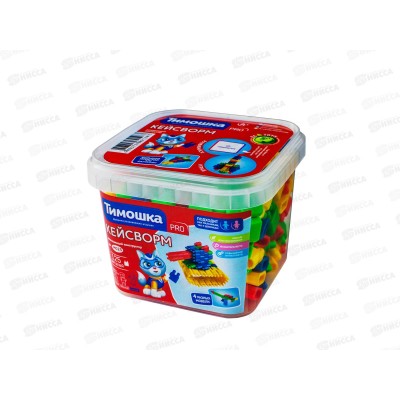 Конструктор Тимошка "Кейсворм" 125 деталей, М023 Конструктор Тимошка "Кейсворм" 125 деталей, М023