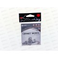 Крючок KOI &quotOFFSET WORM" р.6 (INT),цв BN, офсетный КН6201-6BN 10шт