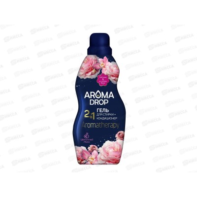 Aroma Drop гель для стирки 2в1 Цветочный микс 1000г *6