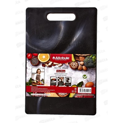 Доска разделочная Marble Black 20*30см ABX145 Доска разделочная Marble Black 20*30см ABX145