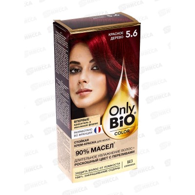 Only Bio COLOR крем-краска для волос 5,6 Красное дерево 115мл *15