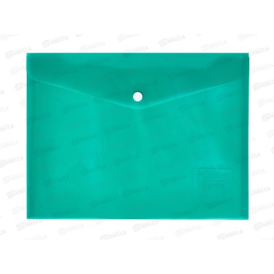 Папка с кнопкой inФОРМАТ А5 пр., 180мкм, зеленая, PK65А5G *10/100