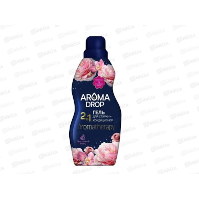 Aroma Drop гель для стирки 2в1 Цветочный микс 1000г Акция *6