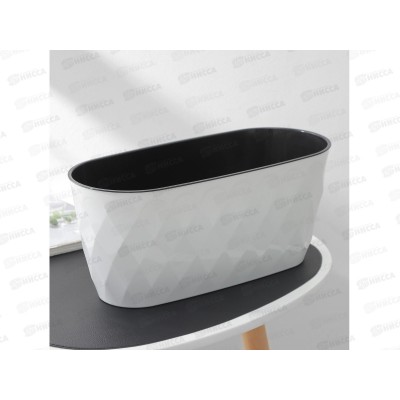 Горшок для цветов &quotLaurel&quot 5л с вставкой Белый 221611129/01 *10