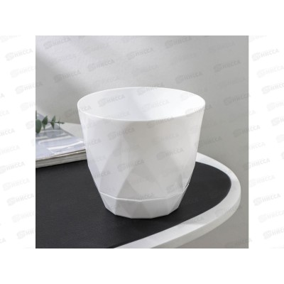 Горшок для цветов &quotLaurel&quot 1,3л D145 с поддоном  Белый 221610829/01 *20