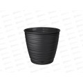 Горшок для цветов &quotSaffron&quot 2,6л с поддоном Черный 221610230/02 *24