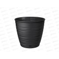 Горшок для цветов "Saffron" 9,1л с поддоном Черный 221610430/02 *9 Горшок для цветов "Saffron" 9,1л с поддоном Черный 221610430/02 *9