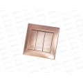 Выключатель INTRO Plano тройной, cкрытая установка, 10А-250В, антрацит, 1-106-05 Выключатель INTRO Plano тройной, cкрытая установка, 10А-250В, антрацит, 1-106-05