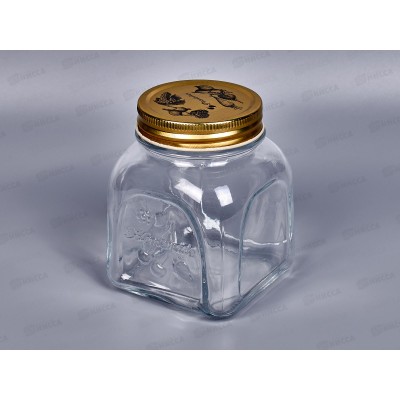 Банка с металлической крышкой Хоммейд 500мл 80384SL