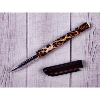 Ручка гелевая  BASIR Snake texture  синяя, 0.5мм, К602 *12/144/1728 Ручка гелевая  BASIR Snake texture  синяя, 0.5мм, К602 *12/144/1728