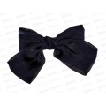 Заколка-автомат с бантом шёлк 17см чёрн №375 Заколка-автомат с бантом шёлк 17см чёрн №375