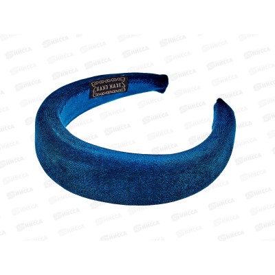 Ободок   для волос&quotБархат&quot цветн.45мм.№690 *12