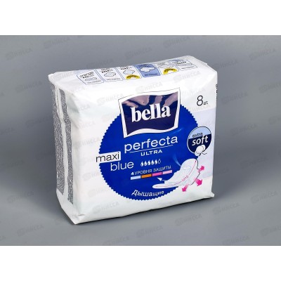 БЕЛЛА Perfecta ультра макси блю супертонкие 8шт BE-013-MW08-030 *30