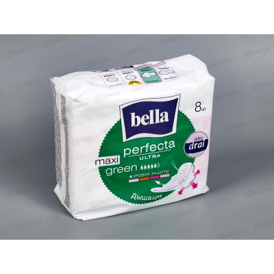 БЕЛЛА Perfecta ультра макси Green 8шт BE-013-MW8-005 *30
