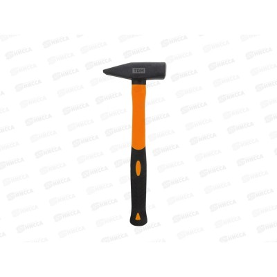 Молоток слесарный  500г кованый,  с усиленной прорезиненной фибергласс рукояткой, SQ1036-0113