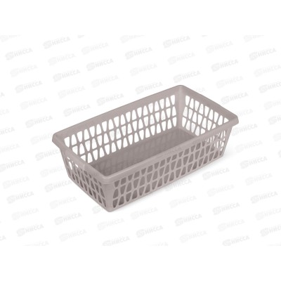 Корзина для хранения "Велетта" прямоугольная 25*14*7см С712Коричнево-сер *38 Корзина для хранения "Велетта" прямоугольная 25*14*7см С712Коричнево-сер *38