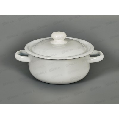 Кастрюля 1,5л цилиндрическая светлая с пластмассовой кнопкой. С41607.3