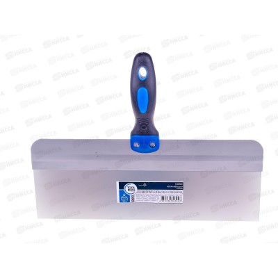 Шпатель фасадный нержавеющий двухкомпонентная ручка 350мм 1203505 Шпатель фасадный нержавеющий двухкомпонентная ручка 350мм 1203505