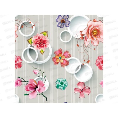 Клеенка Grace нетканая 1,37х25м NI-6413-1 94810 цветы Клеенка Grace нетканая 1,37х25м NI-6413-1 94810 цветы