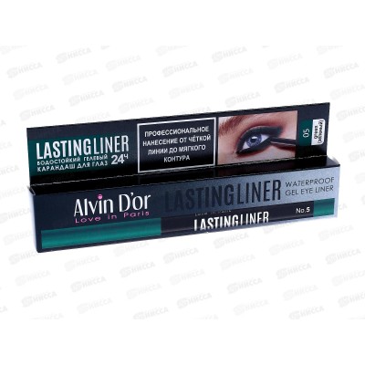 Алвин Дор Р-14 карандаш для глаз гелевый водостойкий №05 зеленый Алвин Дор Р-14 карандаш для глаз гелевый водостойкий №05 зеленый