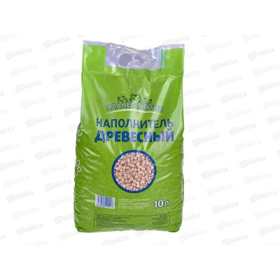 Наполнитель древесный Планета котов 10л Наполнитель древесный Планета котов 10л