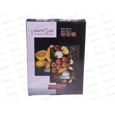 Весы кухонные Maxtronic MAX-1031-8 электронные *24 Весы кухонные Maxtronic MAX-1031-8 электронные *24