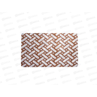 Коврик придверный "Siesta" 50*80см,3цв пвх в/к VORTEX 22392 *12 Коврик придверный "Siesta" 50*80см,3цв пвх в/к VORTEX 22392 *12