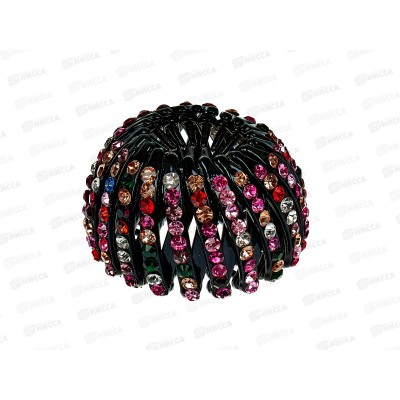 Сетка-краб пластик для волос 7см. №49 Сетка-краб пластик для волос 7см. №49