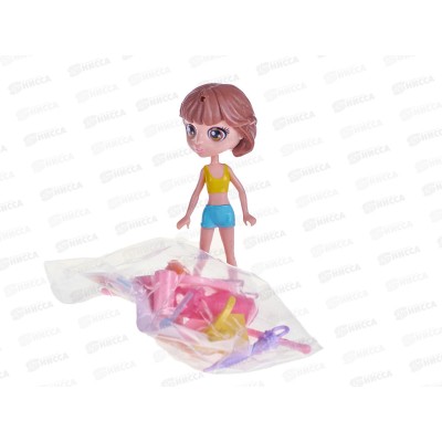 Кукла OLY Bondibon 11,5см Путешественница с аксс 45006  ВВ4315