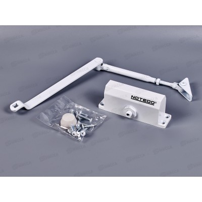 Доводчик дверной Notedo DC -040 белый до 40кг *10 287309 Доводчик дверной Notedo DC -040 белый до 40кг *10 287309