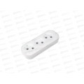 Колодка REXANT 3 гнезда, без заземления, 11-8703 *50 Колодка REXANT 3 гнезда, без заземления, 11-8703 *50