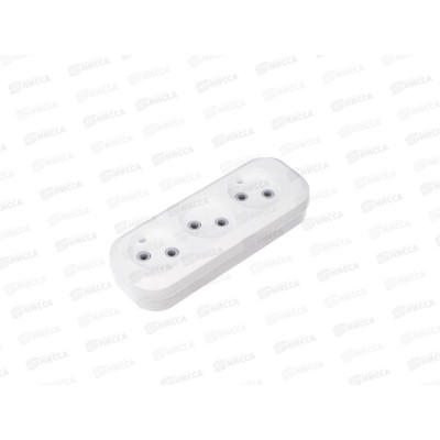 Колодка REXANT 3 гнезда, без заземления, 11-8703 *50 Колодка REXANT 3 гнезда, без заземления, 11-8703 *50