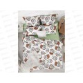 Комплект постельного белья 1,5 спальный Бязь 120гр Кокосы 70*70 (2) 70723-1+70416-2 Комплект постельного белья 1,5 спальный Бязь 120гр Кокосы 70*70 (2) 70723-1+70416-2