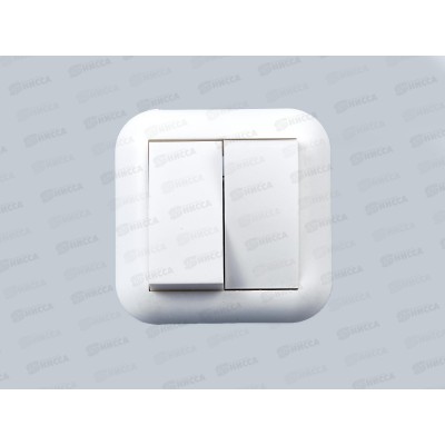 Выключатель скрытой установки 2клавишный С56-124 124 *70 ш Выключатель скрытой установки 2клавишный С56-124 124 *70 ш