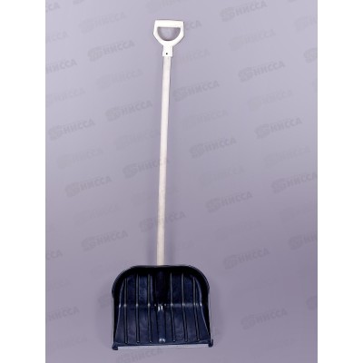Лопата снеговая 430*360мм пластиковая оцинкованная планка с черенком V-ручка ЛСУП-430 (Сузун) Лопата снеговая 430*360мм пластиковая оцинкованная планка с черенком V-ручка ЛСУП-430 (Сузун)