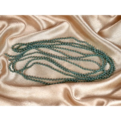 Бусы на елку 2,7м круглые, d 4мм, цвет: небесно-голубой, 7113-11 АТМ Бусы на елку 2,7м круглые, d 4мм, цвет: небесно-голубой, 7113-11 АТМ