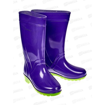 Сапоги женские с утеплителем Д18-У фиолетовый+салатовый р.36(225) Сапоги женские с утеплителем Д18-У фиолетовый+салатовый р.36(225)